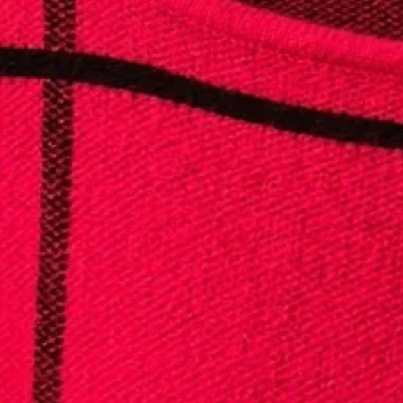 Tahari black and red striped sweater 1X - Picture 2 of 5